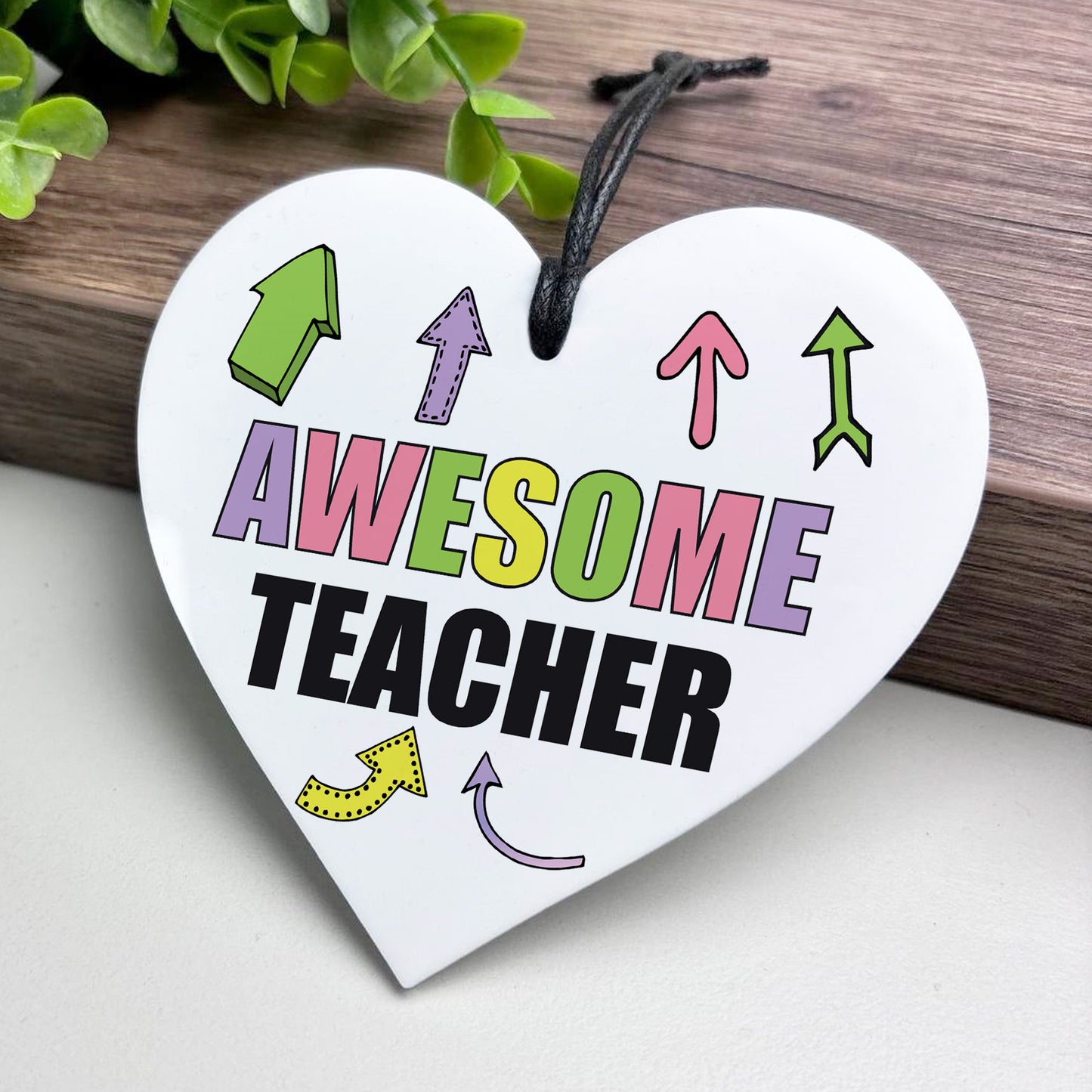 Teacher Gift Hanging Heart Thank You Gift AWESOME Teacher