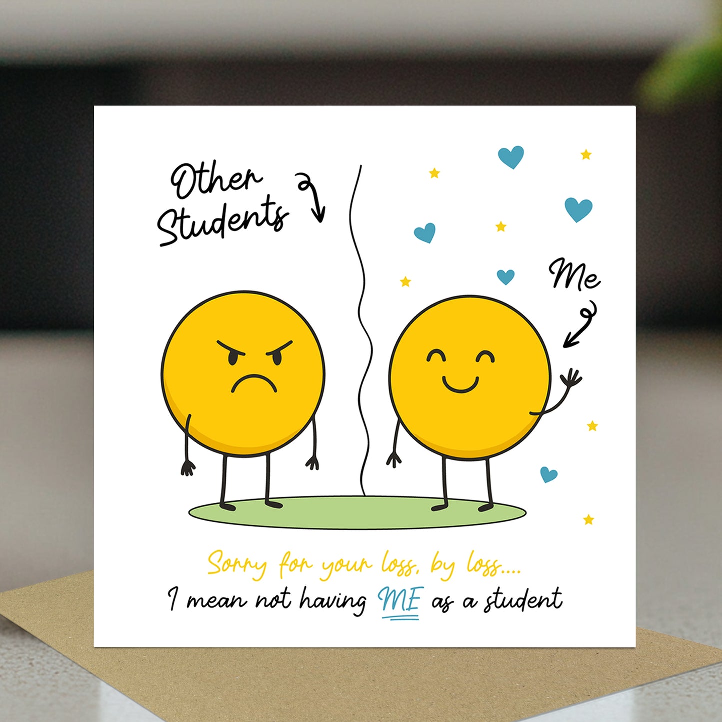 Funny Leaving School Nursery College Card For Teacher Goodbye