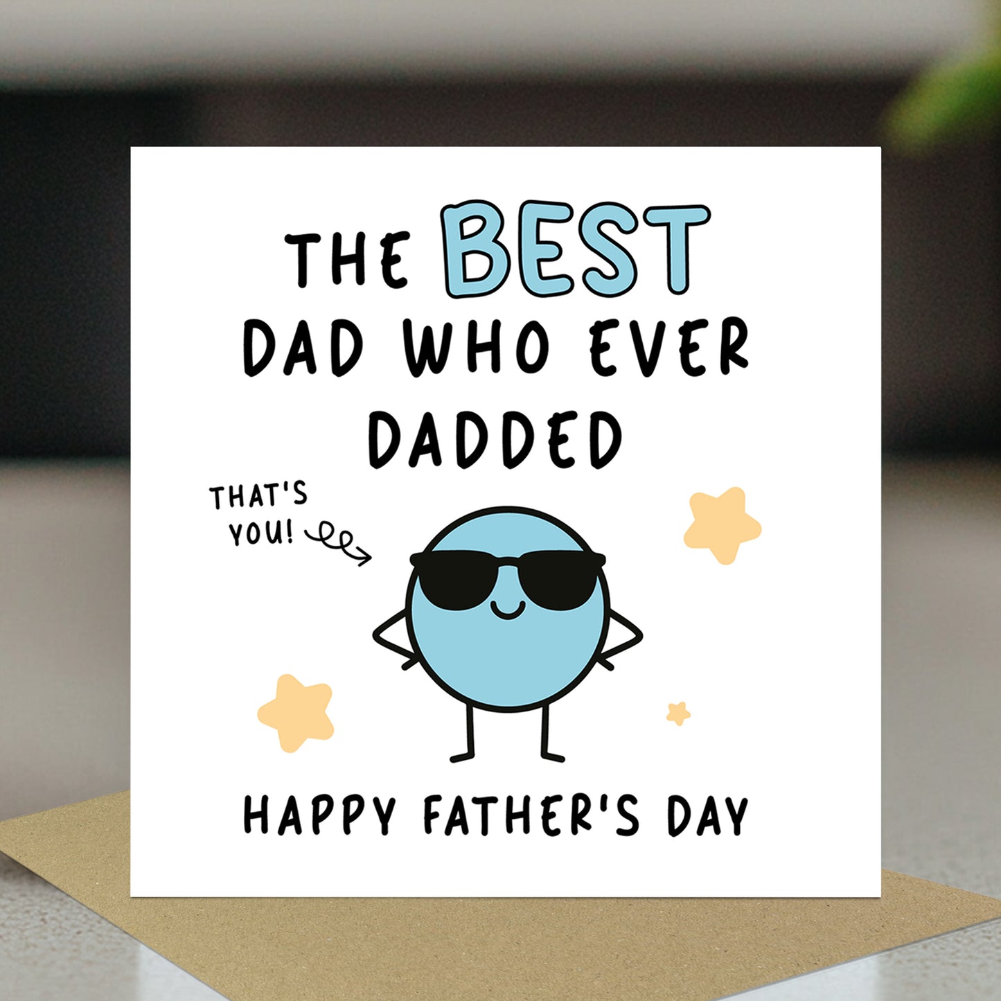 Father's Day Card Best Dad Novelty Card For Fathers Day