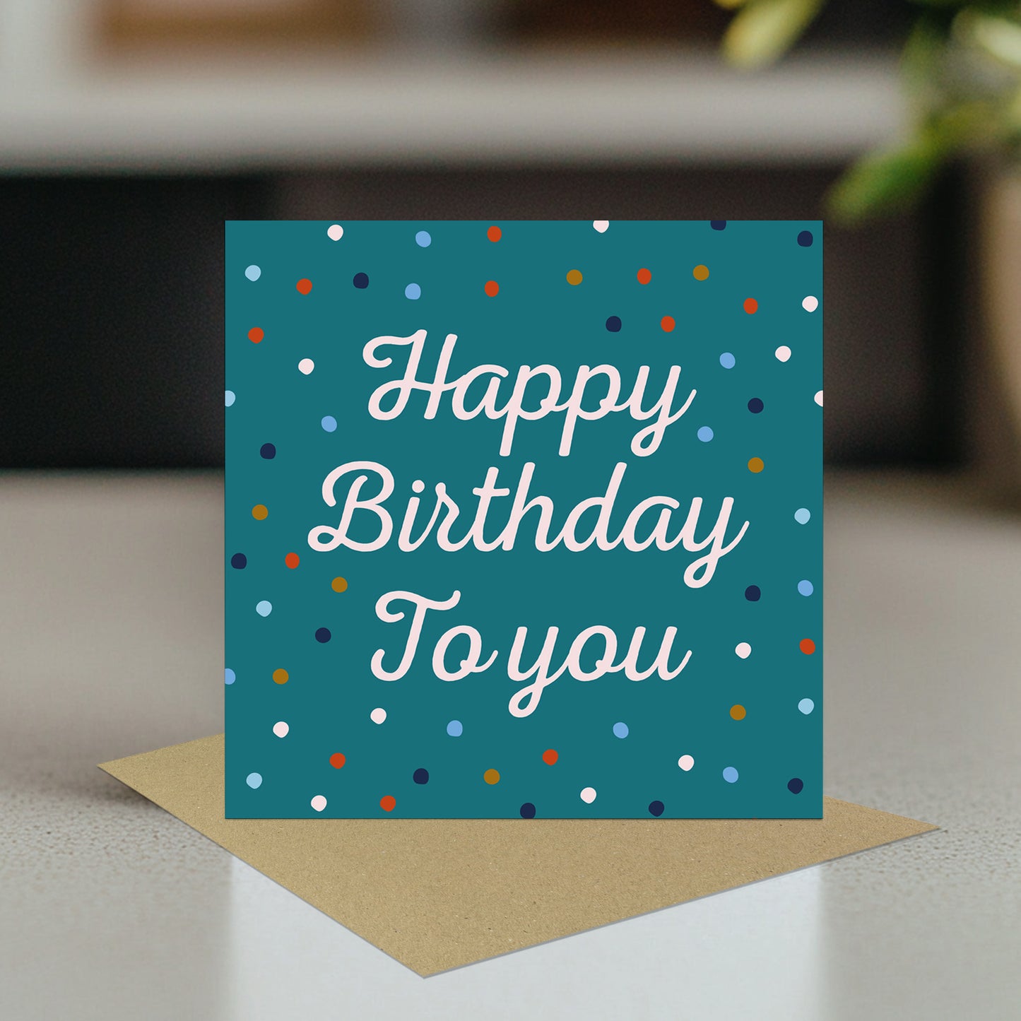 Happy Birthday To You Cards For Women With Envelope Polka Dot