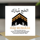 Hajj Mubarak Cards For Muslims Kaaba Islamic Cards 145x145mm