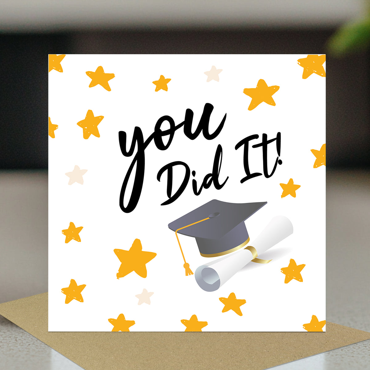 Graduation Card For Daughter Son YOU DID IT Card With Envelope