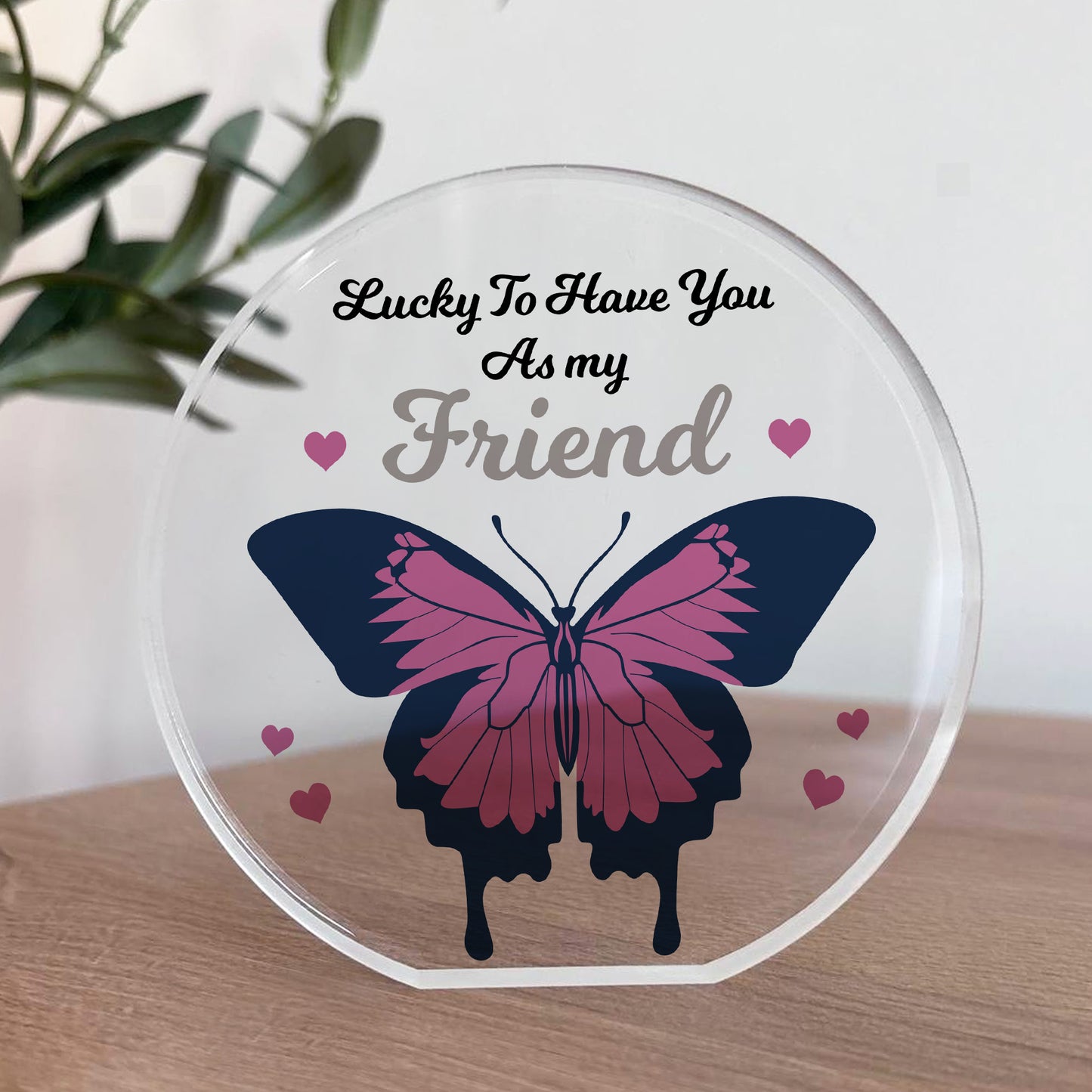 Friendship Gifts For Him Her Acrylic Plaque BEST FRIEND GIFT