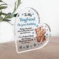 To My Boyfriend On Your Birthday Acrylic Plaque Birthday Gift