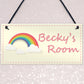 Bedroom Decor Personalised Signs for Children Kids Nursery
