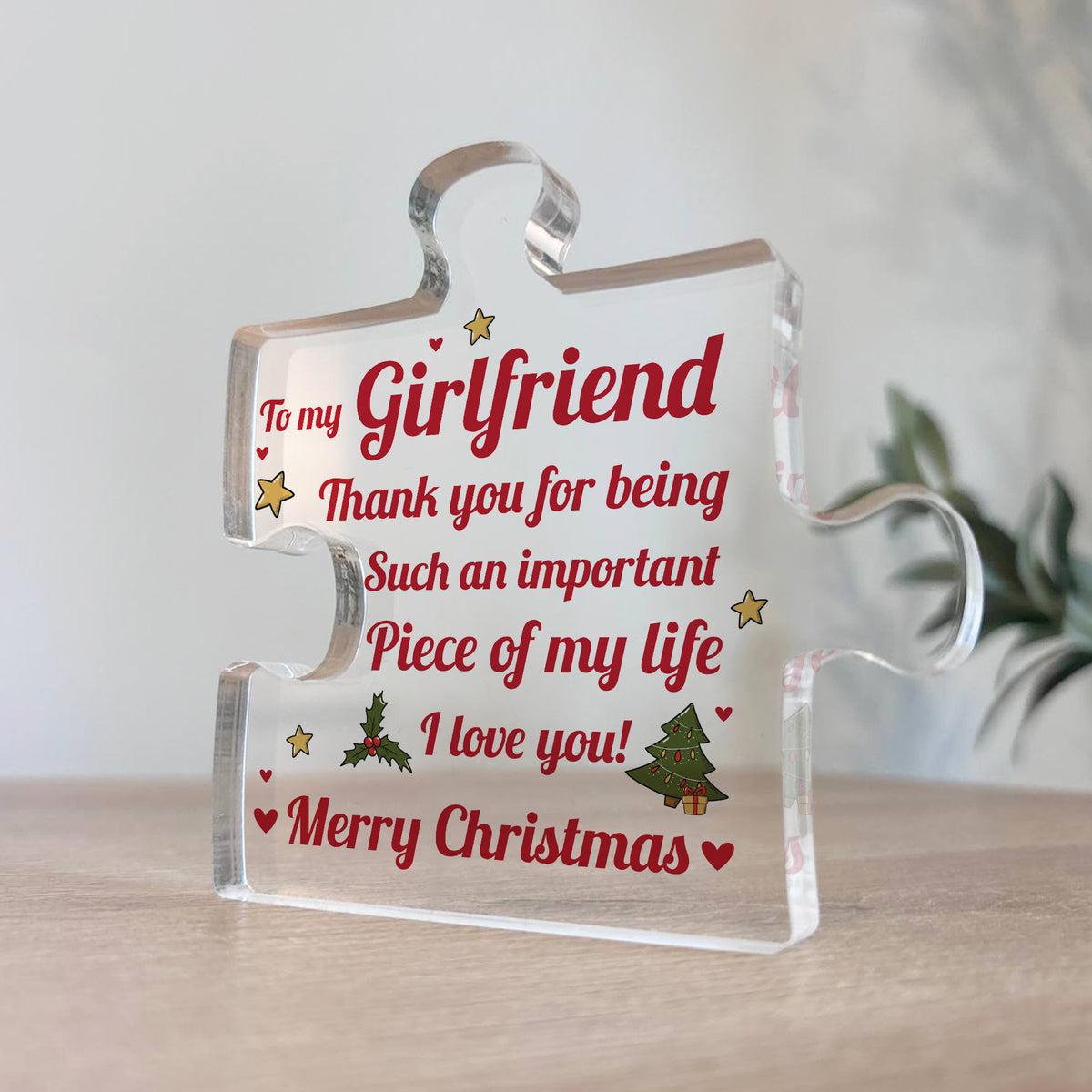 Gifts For Girlfriend Thank You Important Piece Of My Life