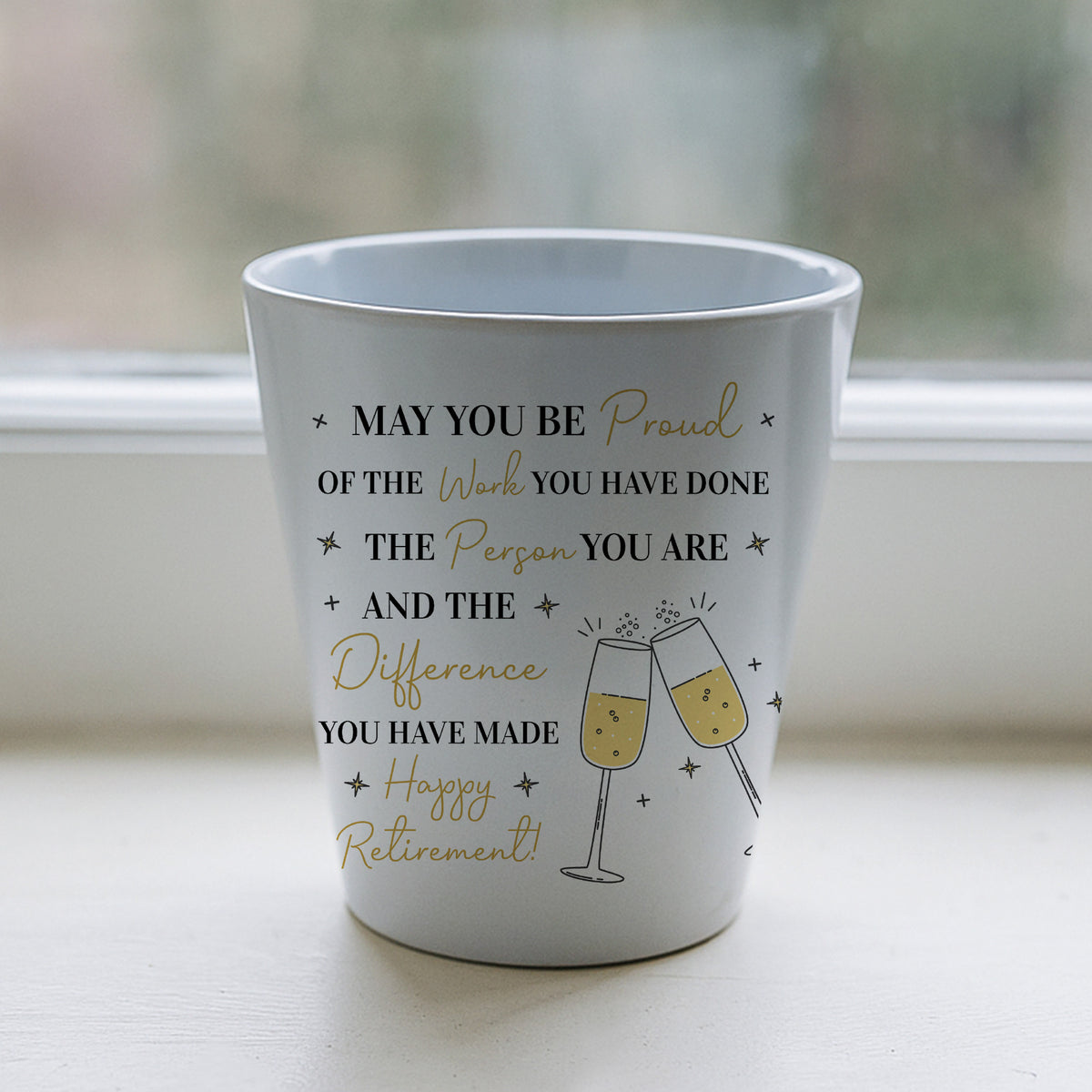 Retirement Gifts For Women Ceramic Plant Pot Congratulations