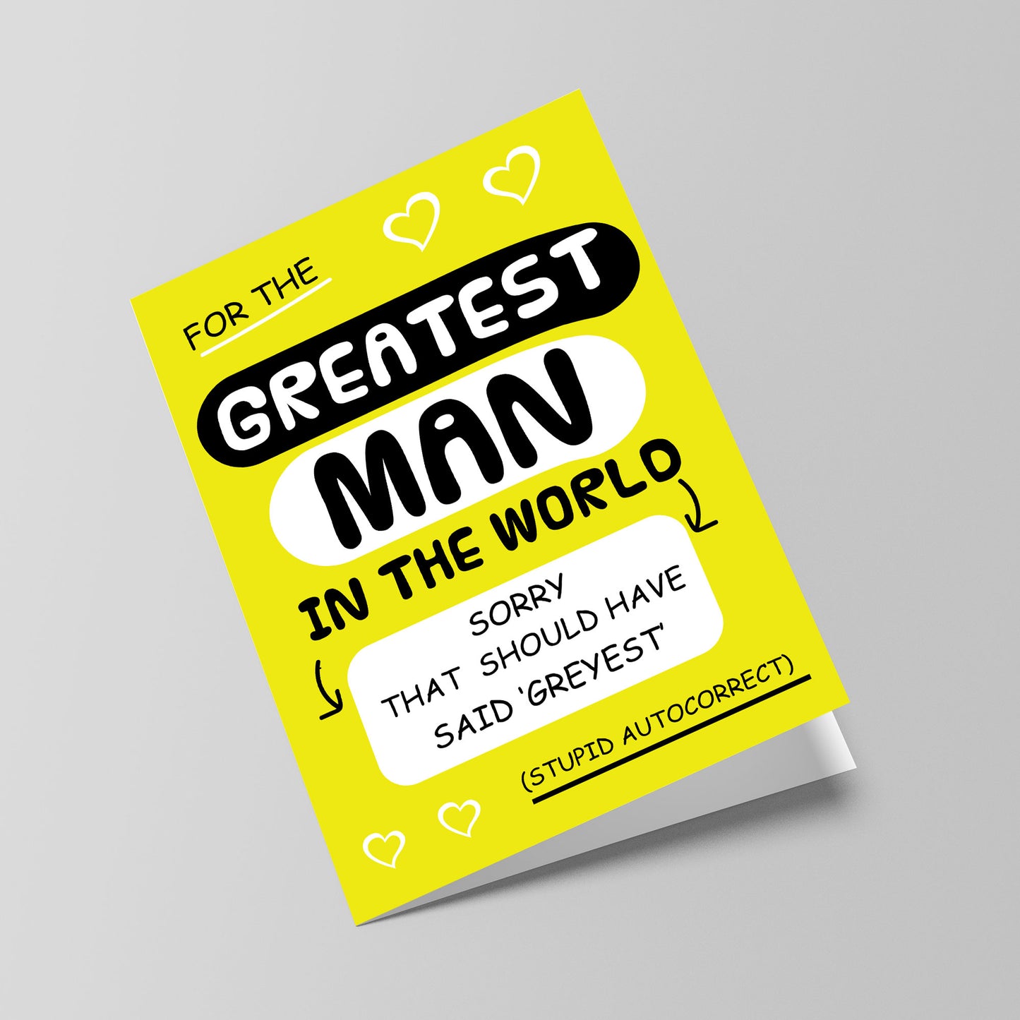 Joke Funny Card For Grandad Dad Daddy, Fathers Day Card