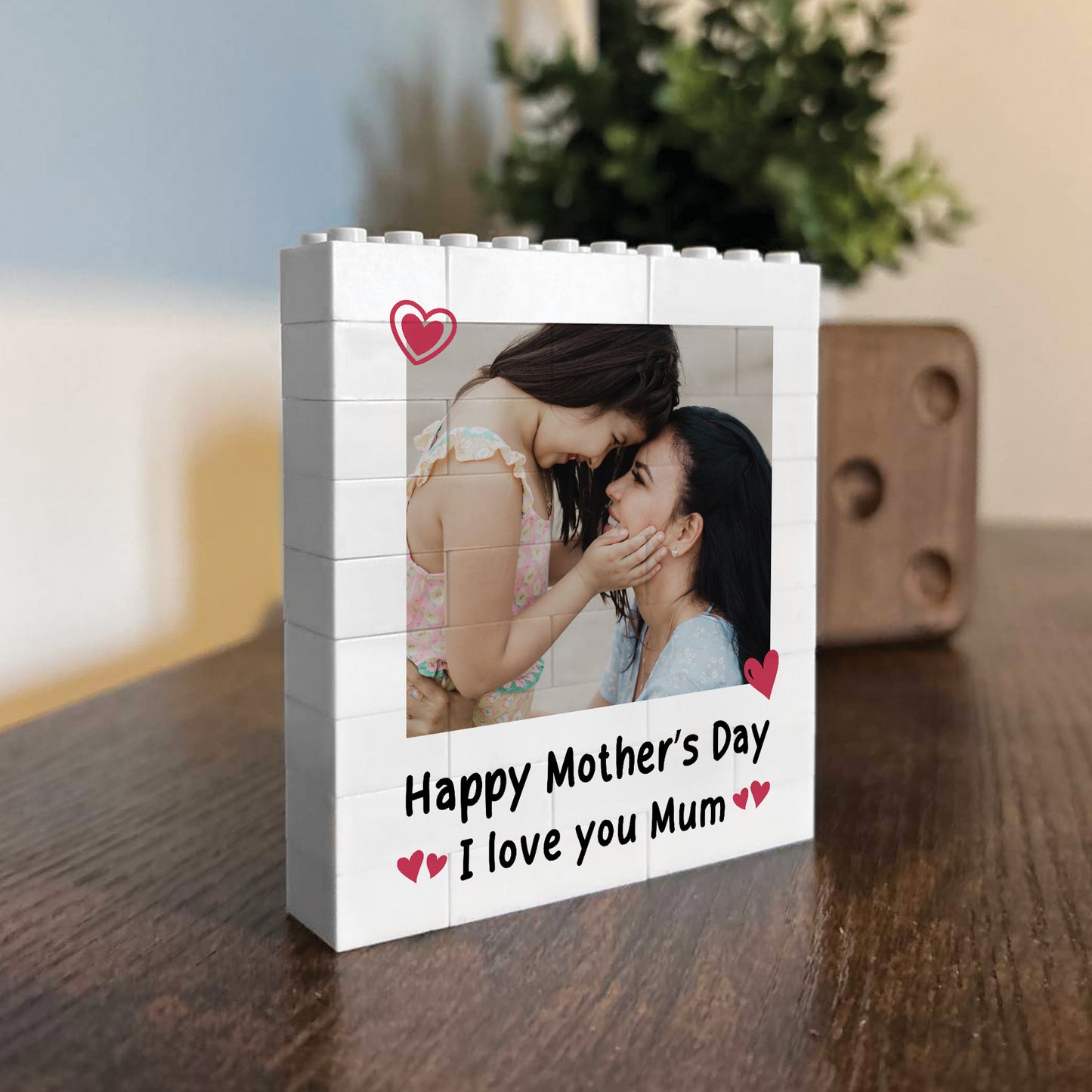 Happy Mothers Day Personalised Gift For Mum Building Block Gift