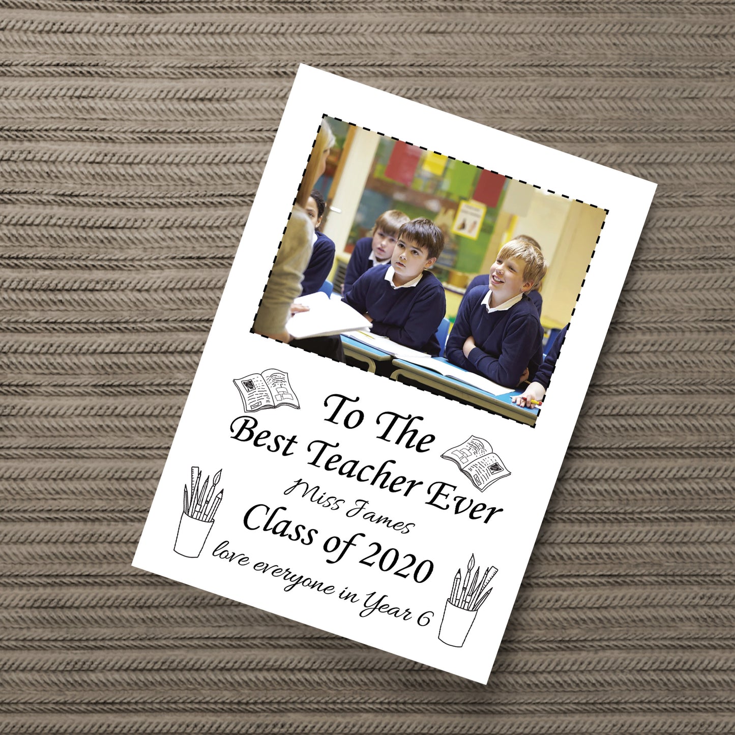 Personalised Gift For Teacher Teaching Assistant A4 Print
