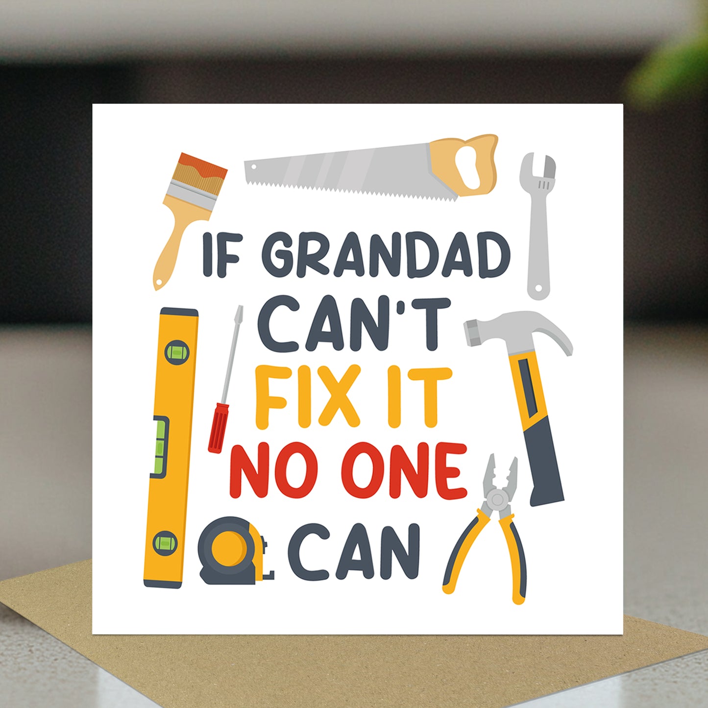 Funny Birthday Card For Grandad Cant Fix It No One Can Card