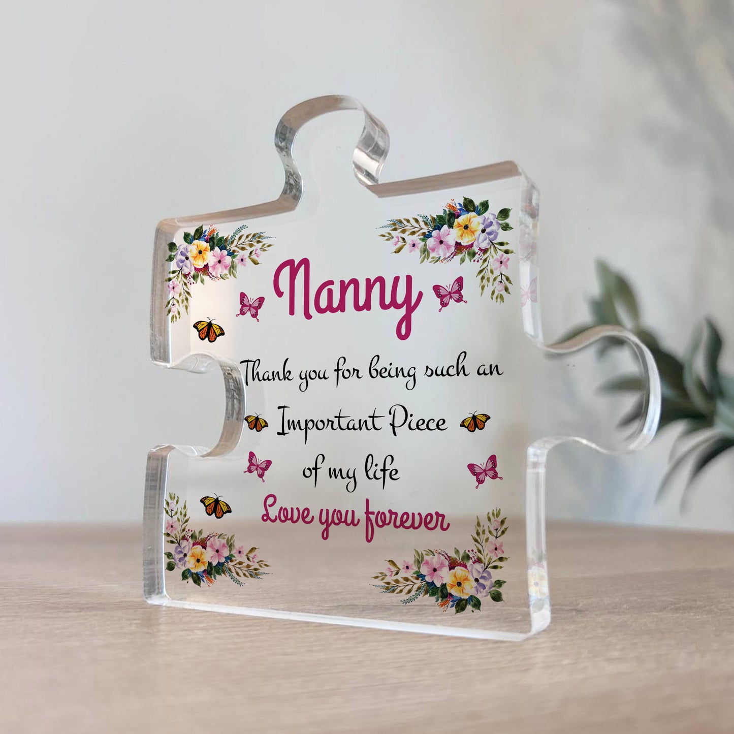 Nanny Birthday Gifts Presents Standing Plaque Keepsake Christmas