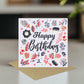 Happy Birthday Floral Card For Women Birthday Card For Friends