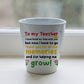 Teacher Gifts 10cm x 9cm Plant Pot Gifts for Teacher Leaving