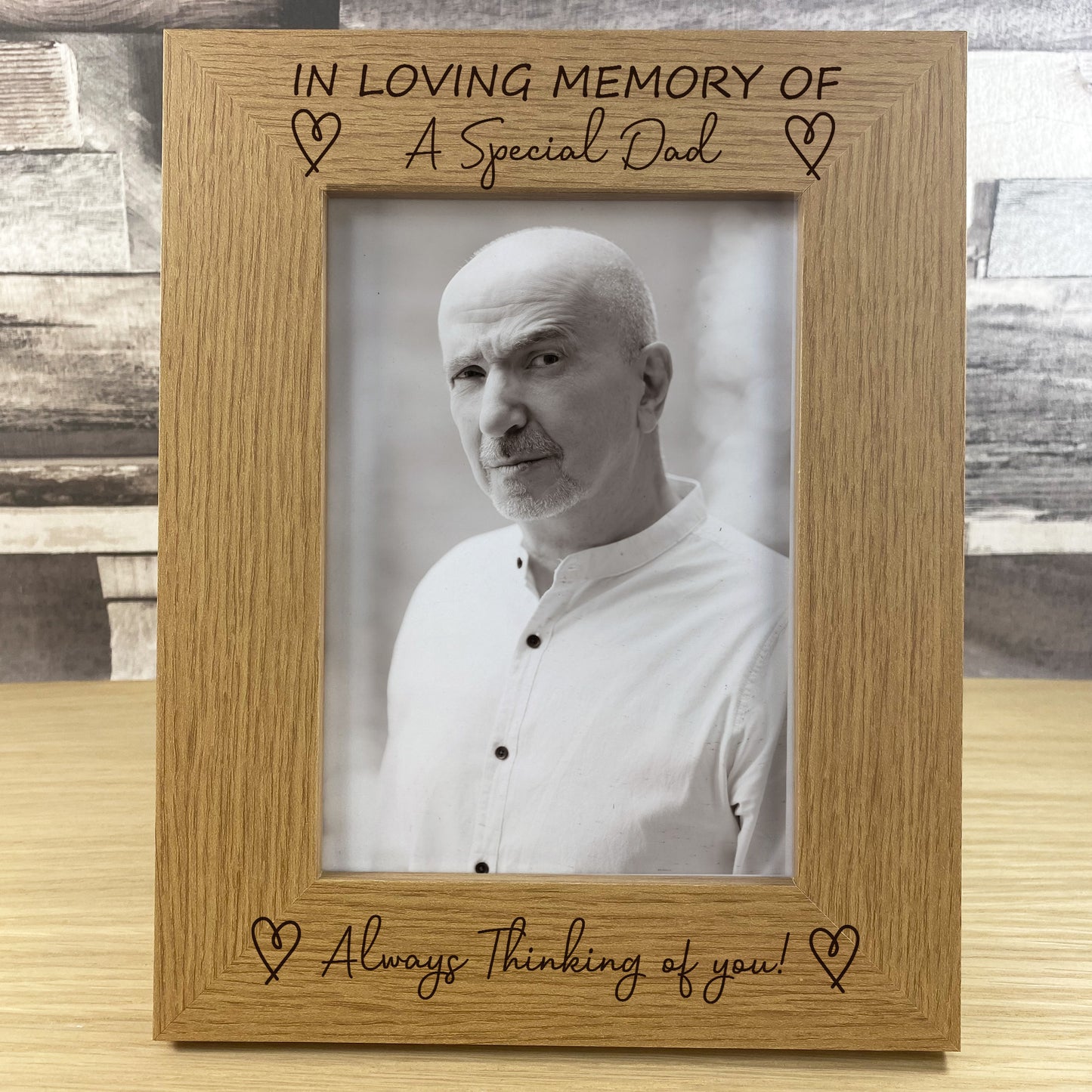In Loving Memory Memorial Photo Frame Of Dad Memorial Gift