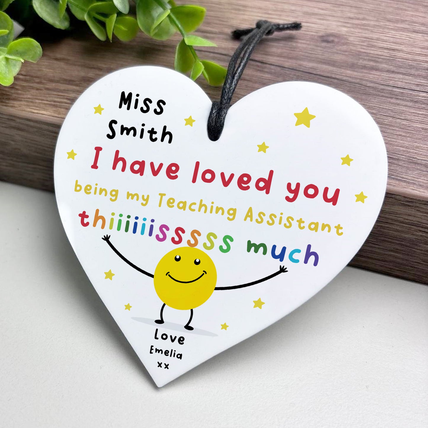 Personalised Gift For Teaching Assistant Funny Gift For Him Her
