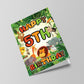 5th Birthday Card for Boy Girl Jungle Safari Animals 5 Years