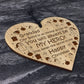 Grandad Happy Christmas Novelty Wooden Heart Gift For Grandad