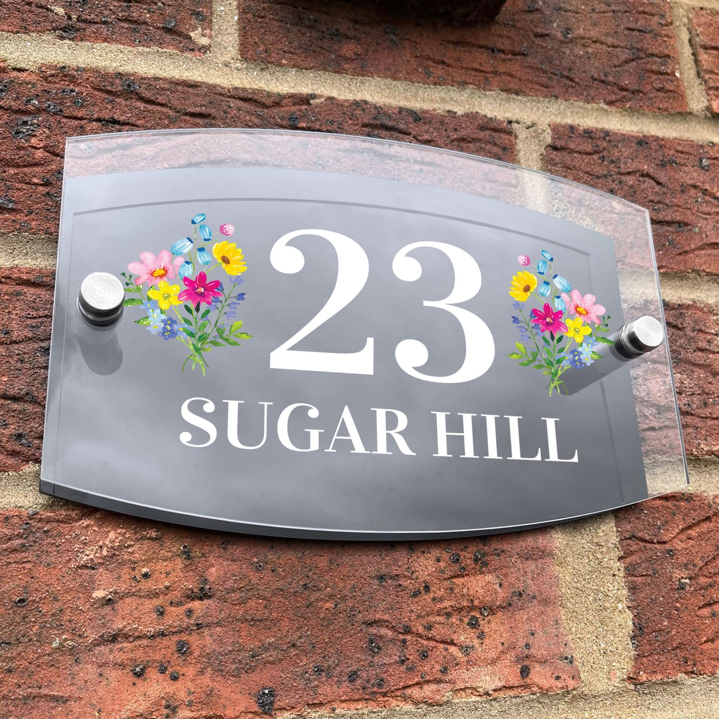 Address Plaque For Wall House Signs Acrylic Door Number Sign