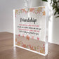 Friendship Gift For Best Friend Plaque Gift For Her Christmas
