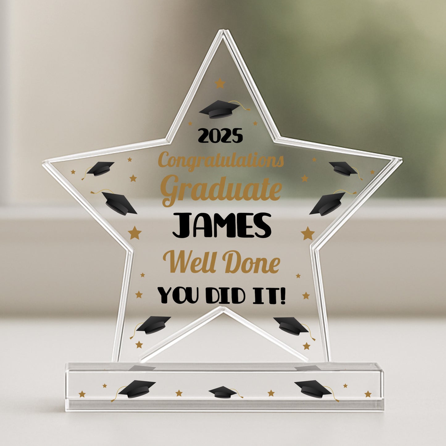 Personalised Congratulations On Your Graduation Gift Customised