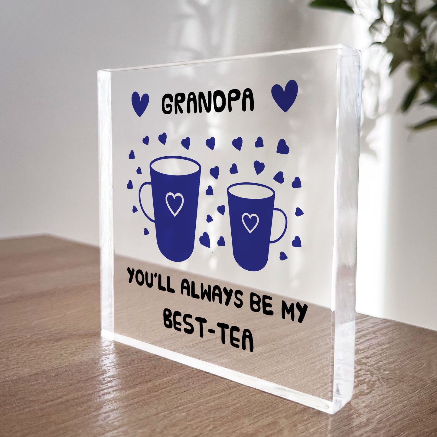 Grandpa Gifts From Grandchildren Acrylic Freestanding Block