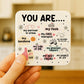 Birthday Gift For Best Friend Bestie Coaster Christmas Gift
