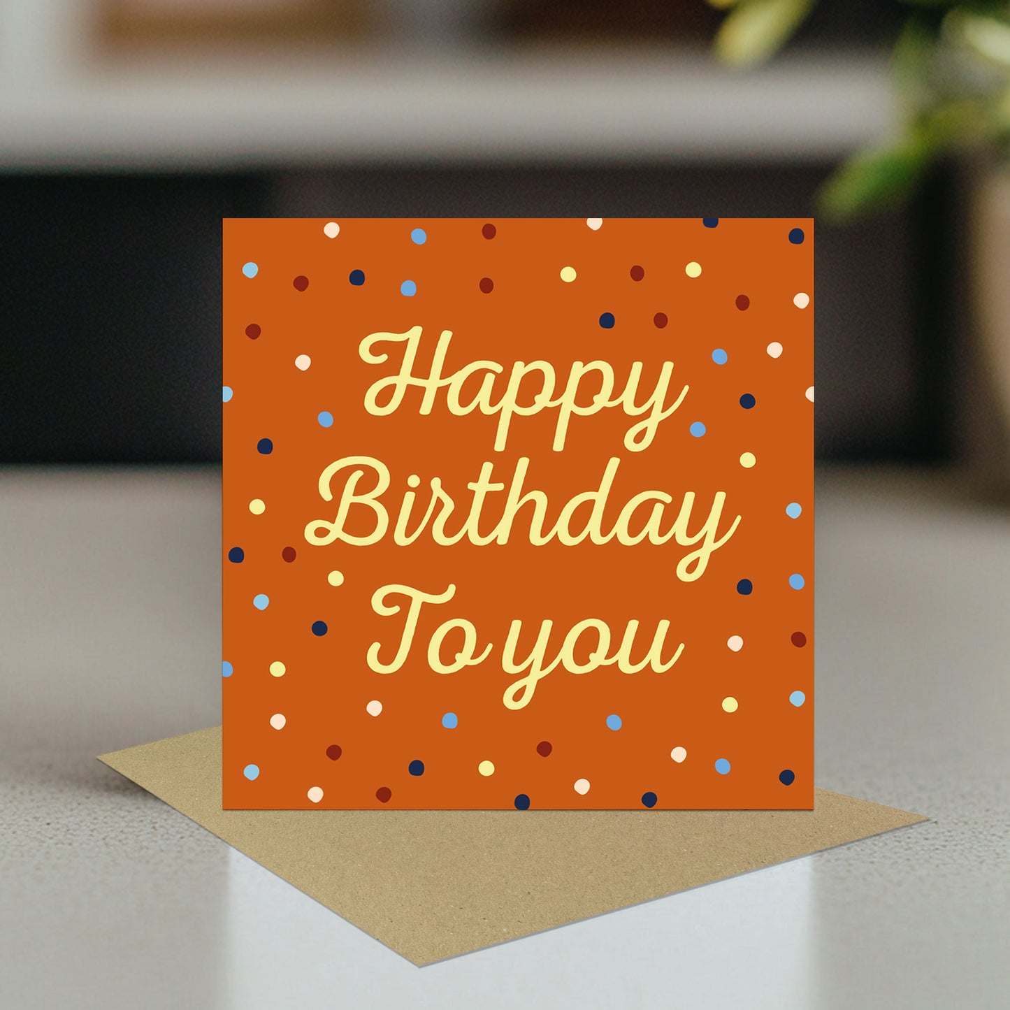 Birthday Cards For Her With Envelope Polka Dot Happy Birthday