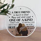Gift For Best Friend BFF TRUE FRIEND PLAQUE Acrylic Plaque