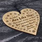 Grandad Christmas Wooden Heart Gift For Grandfather Gift