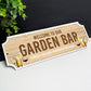 Garden Bar Sign For Home Bar Welcome Sign Man Cave Garage Funny