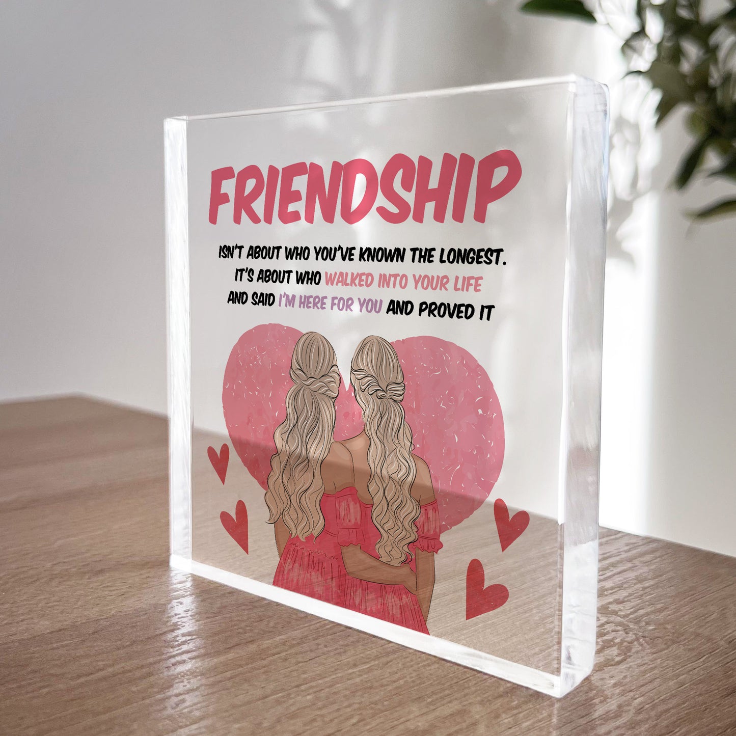 Friendship Gifts For Women Best Friend Gift Standing Plaque