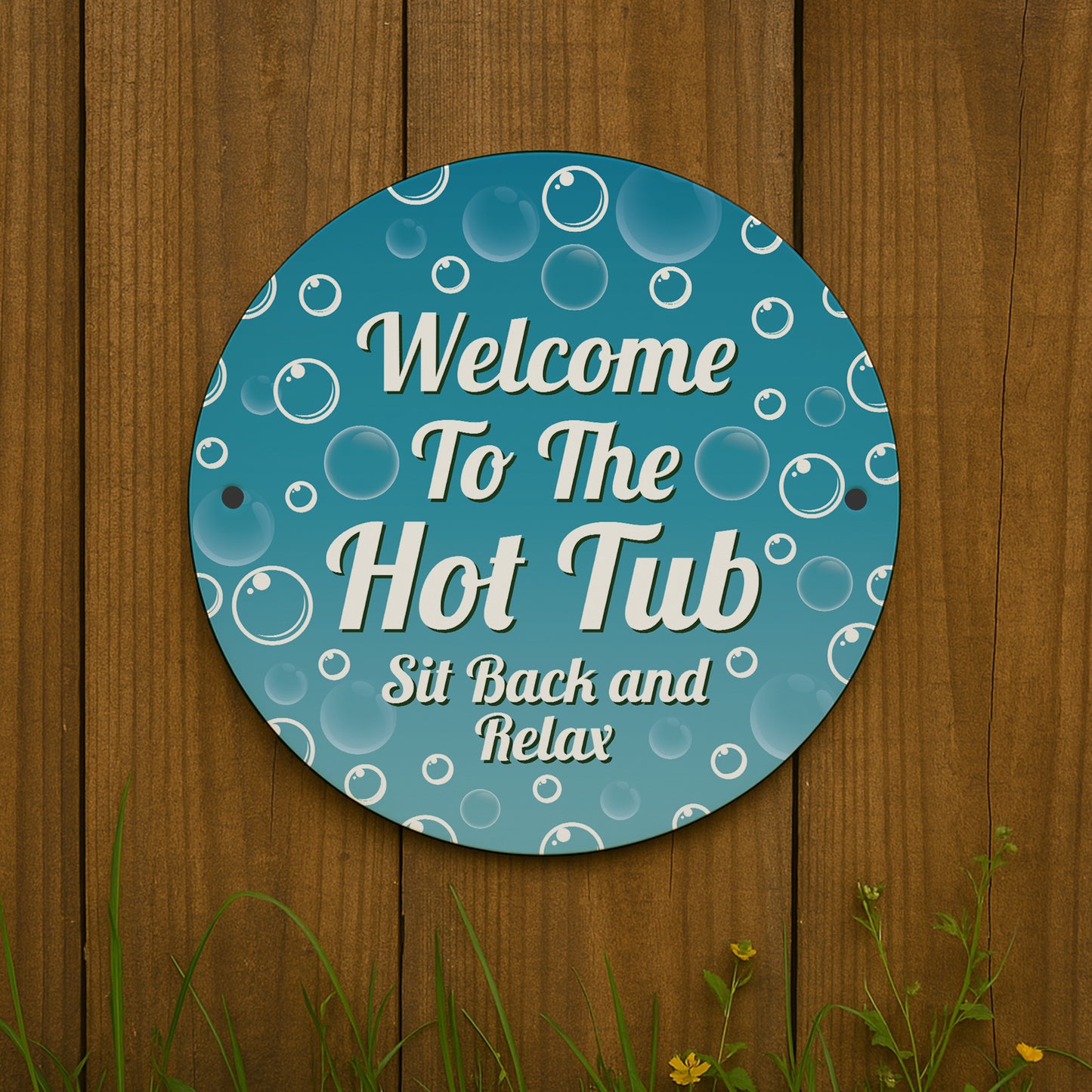Hot Tub Sign For Outdoor Welcome To The Hot Tub Sign For Wall