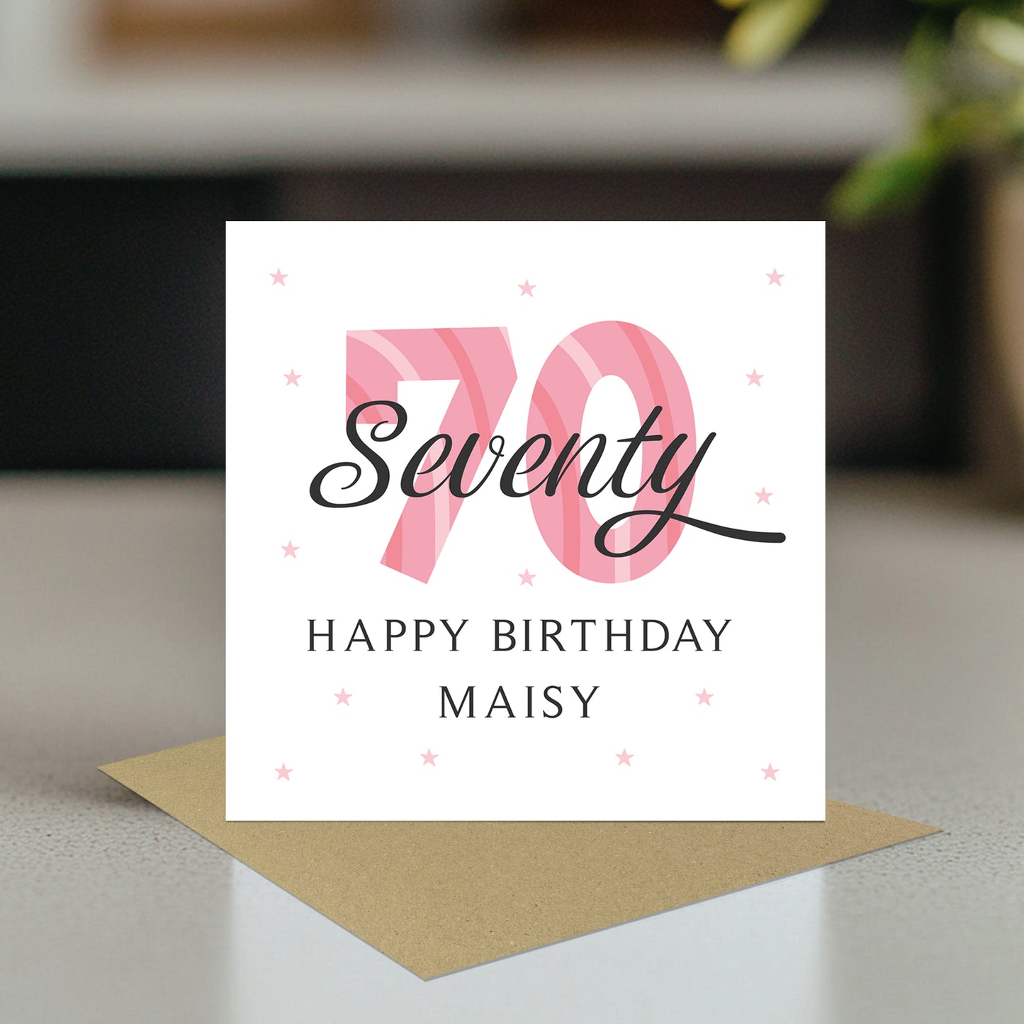 Personalised 70th Birthday Cards For Women Mum Auntie Nan Nanny