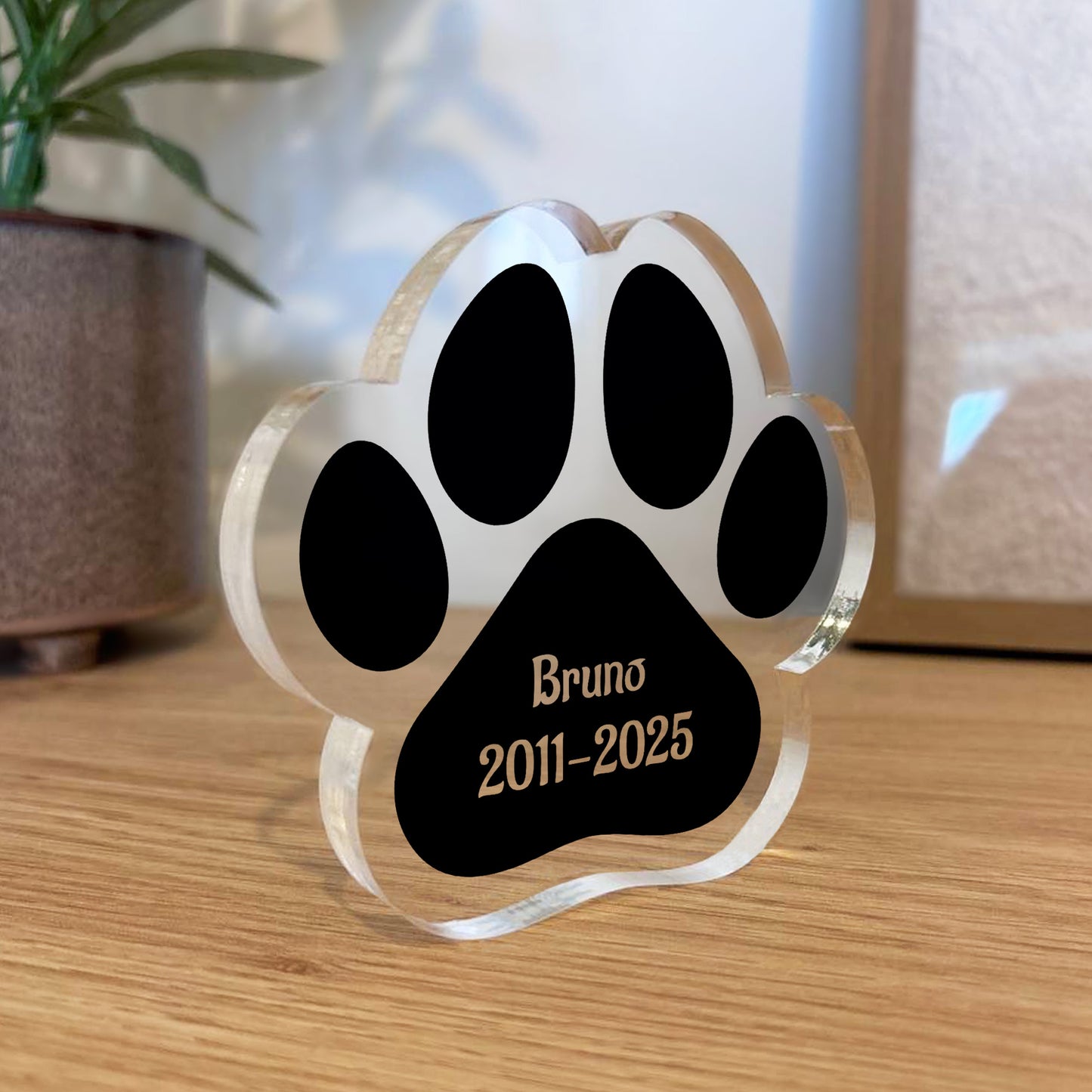 Dog Memorial Plaque Personalised Any Name Date Memorial Plaque