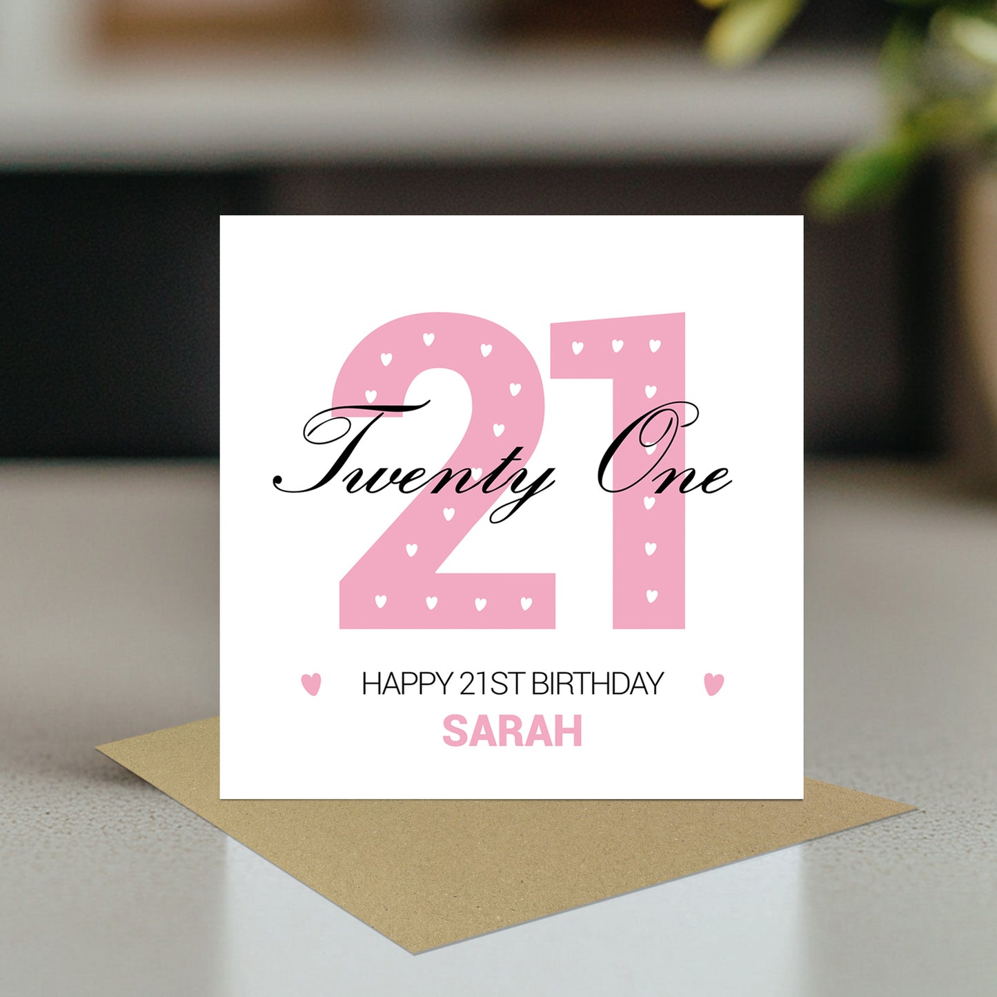 ERSONALISED 21st Birthday Card For Daughter Granddaughter Niece