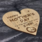 Mothers Day Gift From Bump Wood Heart Best Baby Oven Mum To Be