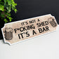 Novelty Home Bar Sign Funny Garden Bar Plaque Man Cave Garage