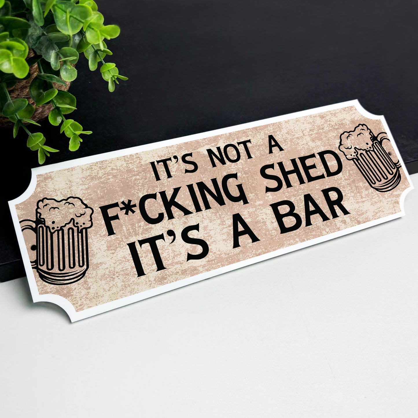 Novelty Home Bar Sign Funny Garden Bar Plaque Man Cave Garage