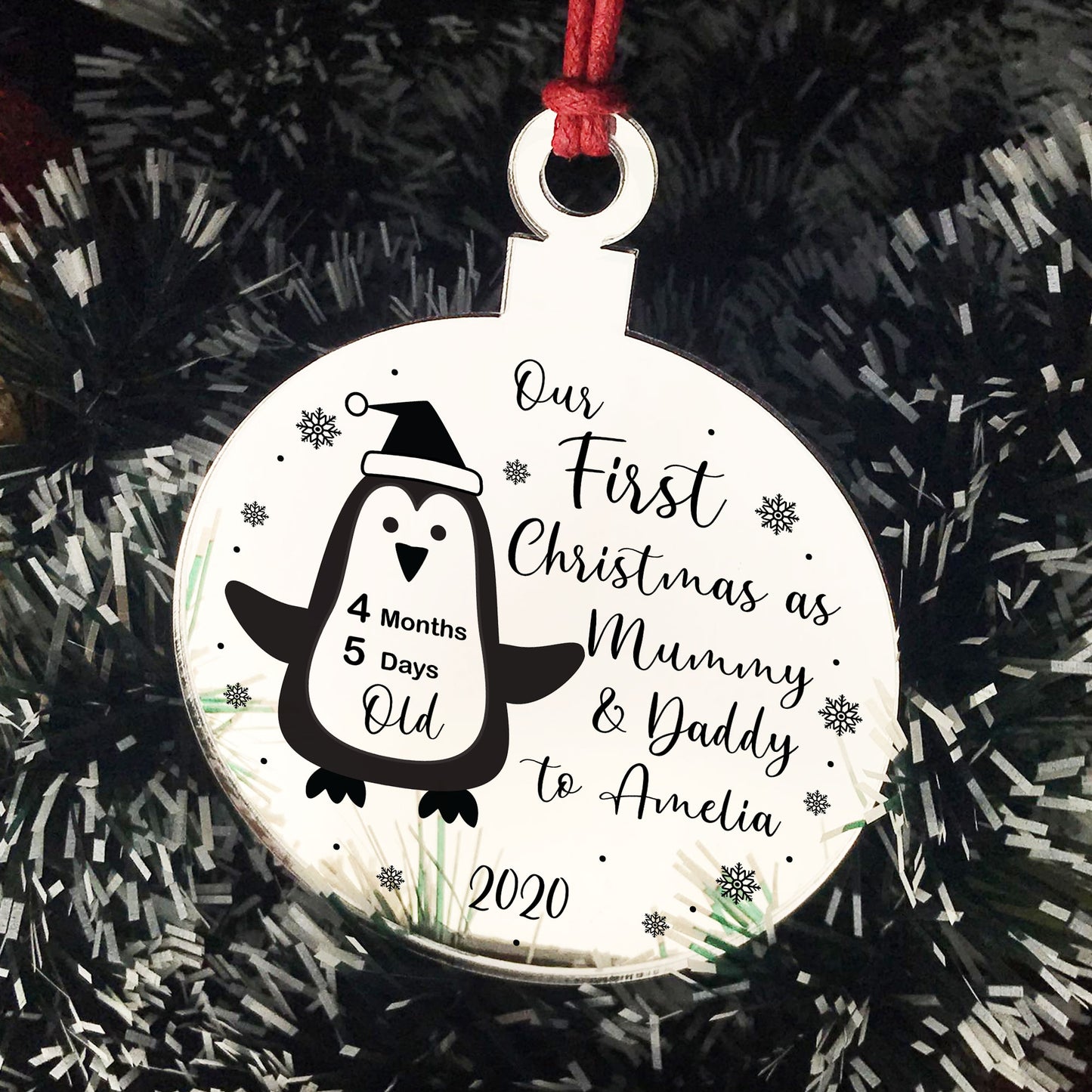 First Christmas As Mummy and Daddy Personalised Christmas Baby