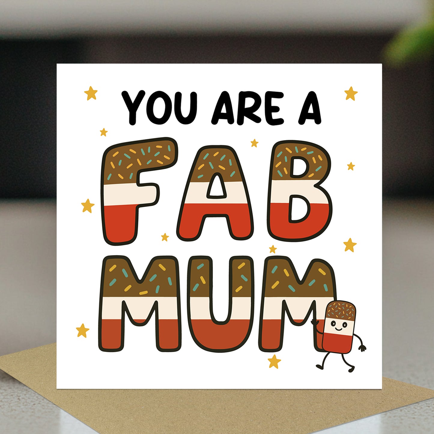 You Are A FAB MUM Card Happy Birthday Card For Mum From Daughter