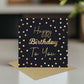 Birthday Card For Him Her With Envelope Polka Dot Happy Birthday