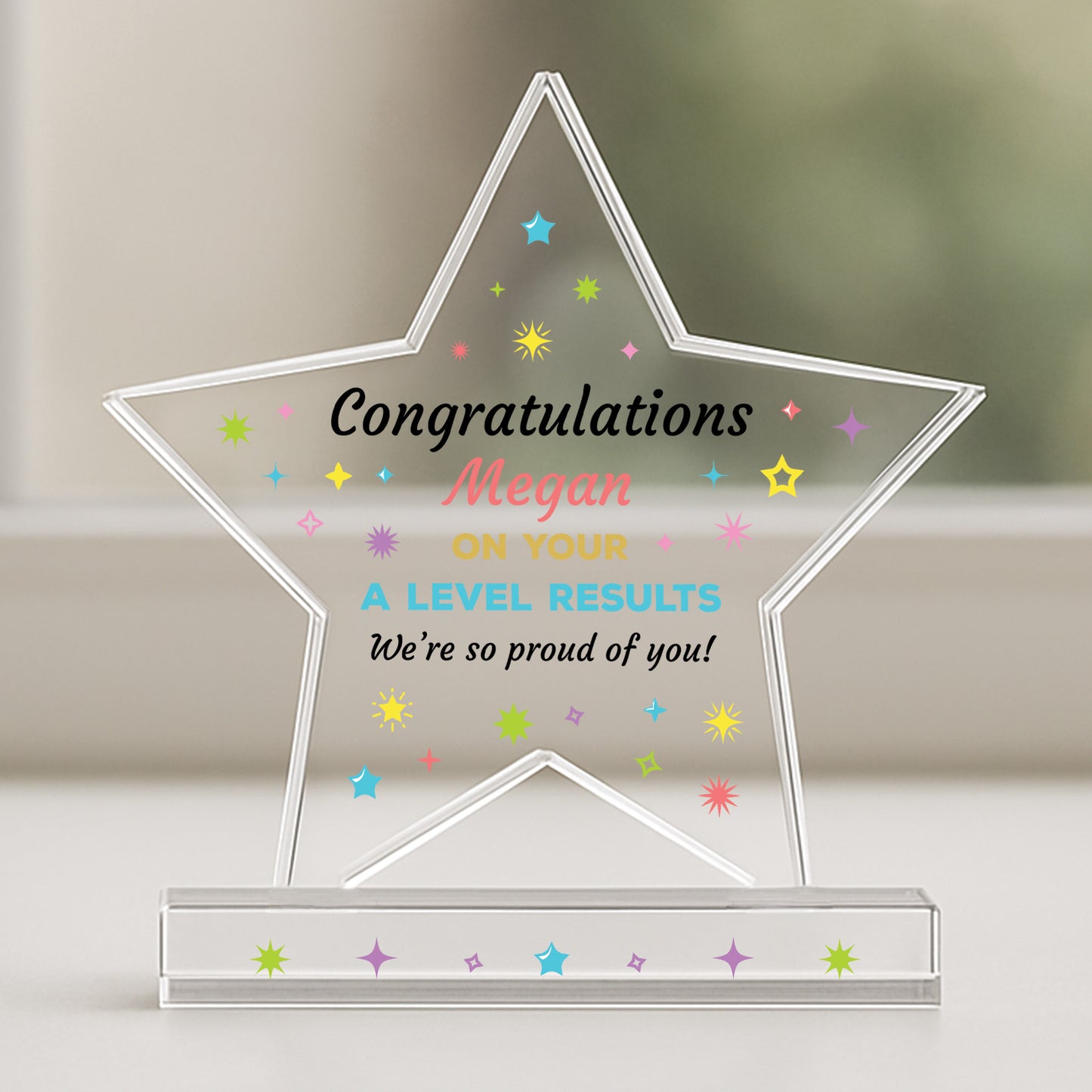 Congratulations Gift For A Level Results Day Personalised