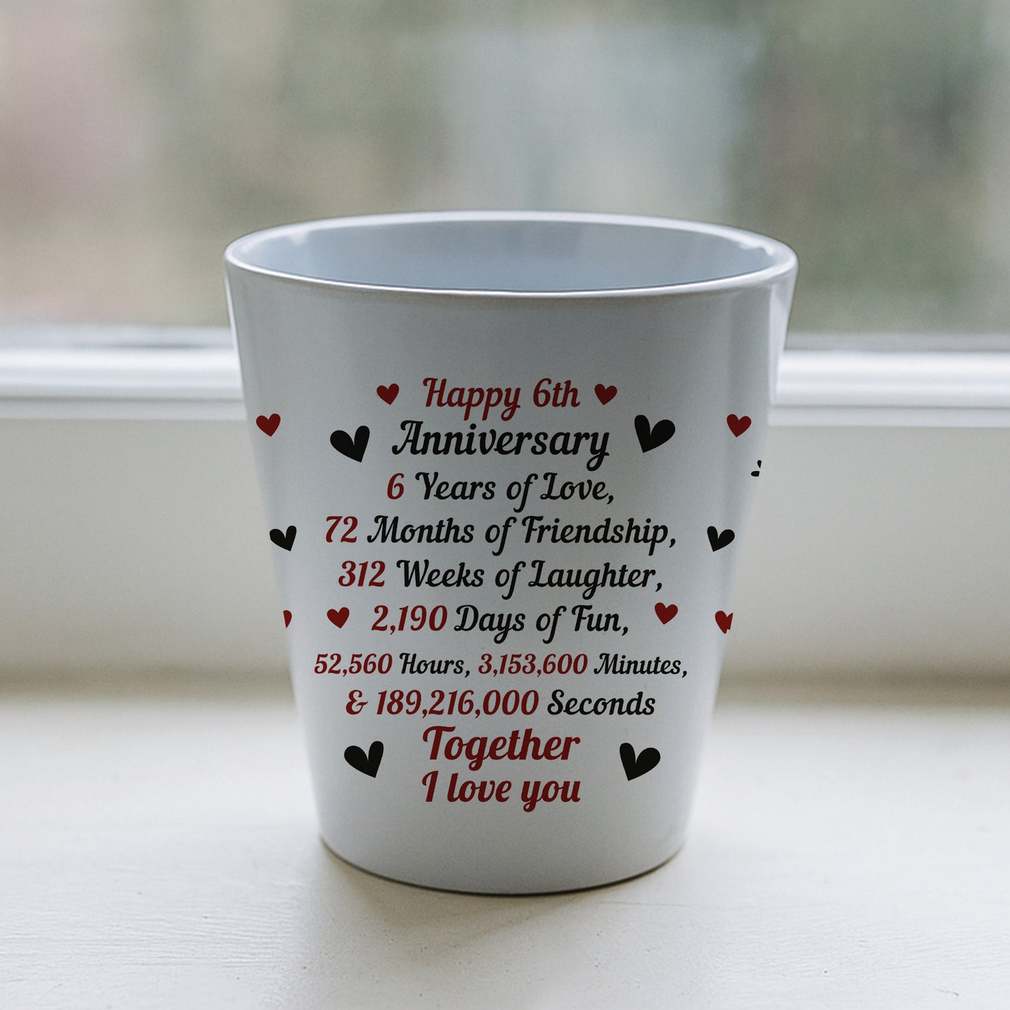 6th Anniversary Gifts For Wife Girlfriend Boyfriend Couple Gift