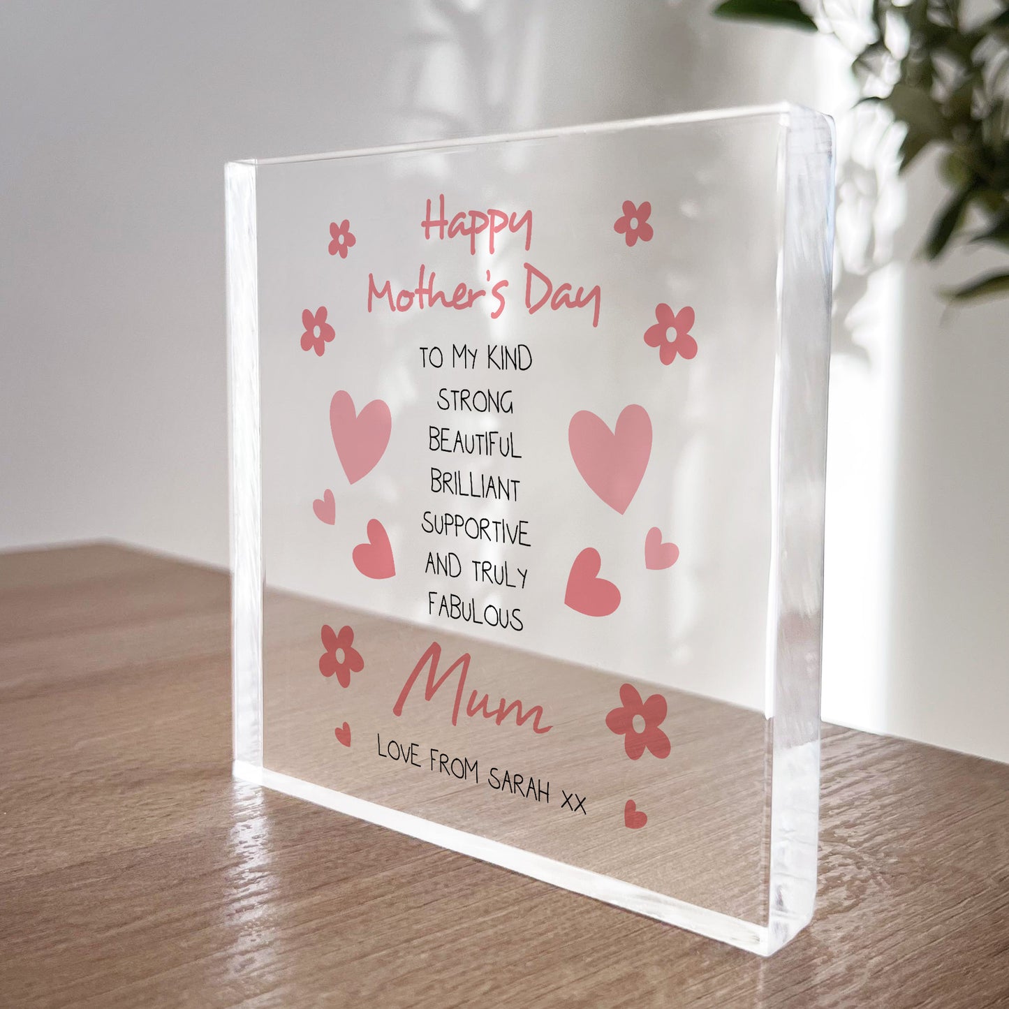 Mothers Day Gift For My Beautiful Fabulous Mum Personalised