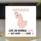 Wife Birthday Card for Her Wifesaurus Wife Card For Anniversary