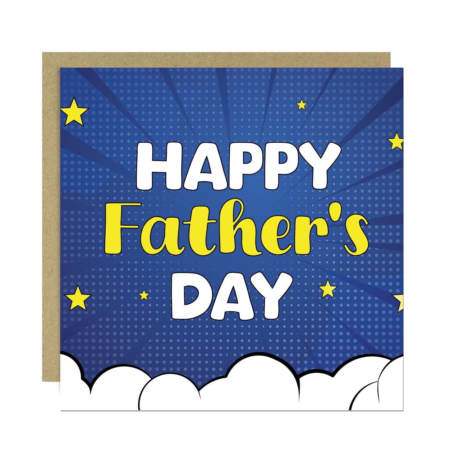 Fathers Day Multipack of 6 Greetings Cards 145 x 145mm For Dad