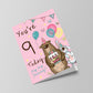 Youre 9 Today Birthday Card Seventh Birthday Card For Daughter