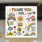 Thank You Gift Set For Teachers Appreciation Plant Pot and Card