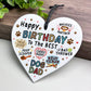 Birthday Day Gift From Dog Funny Gift For Dad Hanging Heart